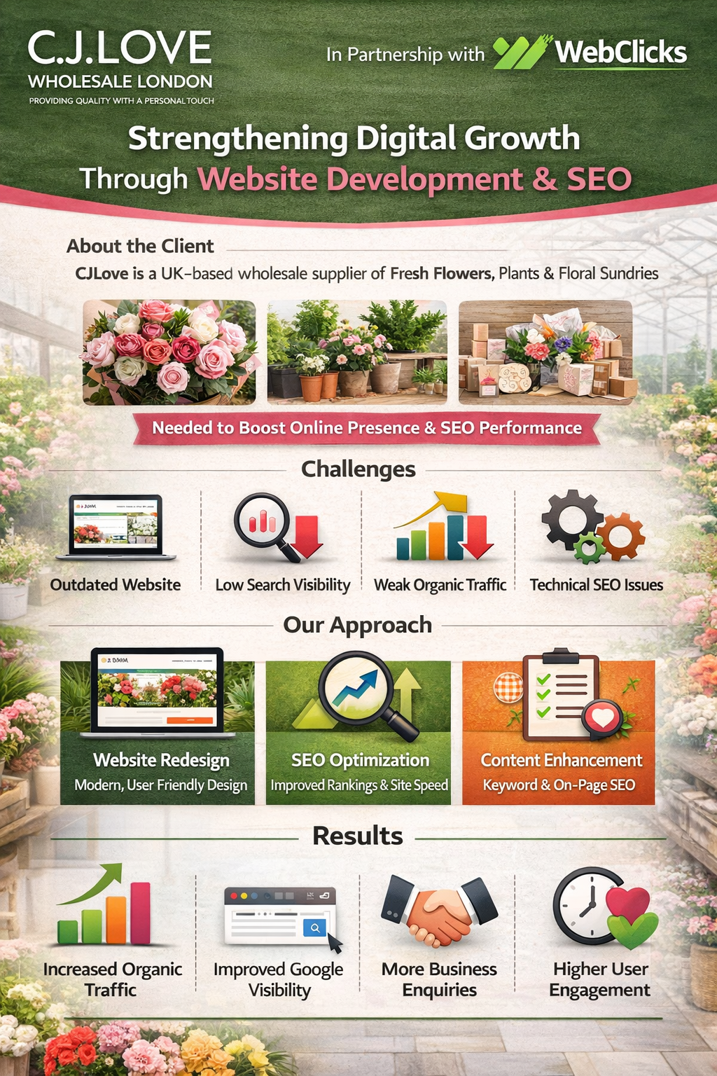 CJLove website showcase